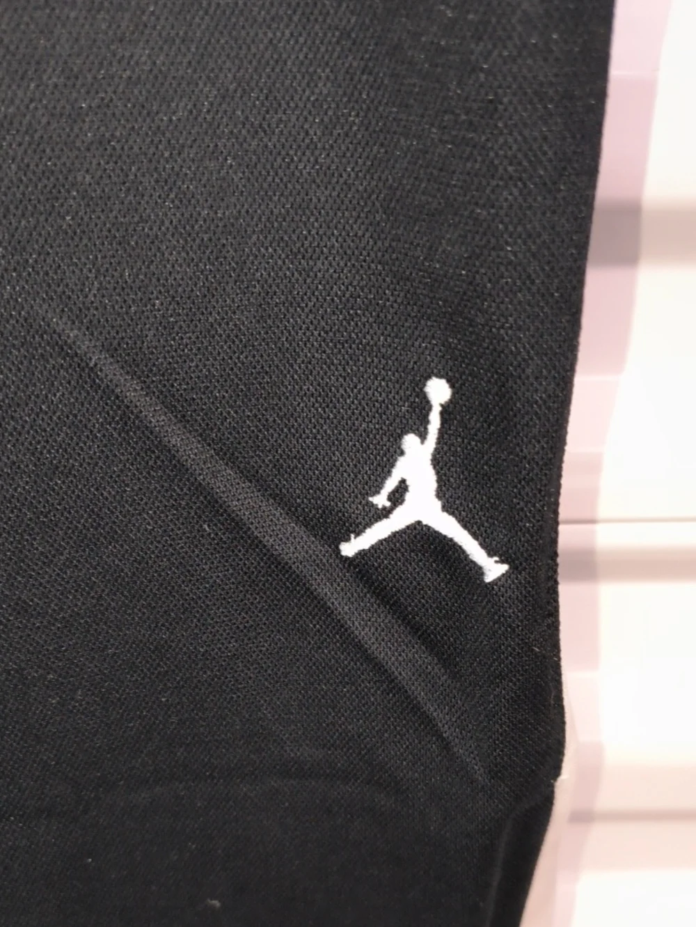 Vtg Jordans Basketball Drawstring Joggers Pants With Side Zipper Size L
